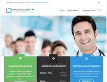 Tablet Screenshot of medicalshopdf.com.br